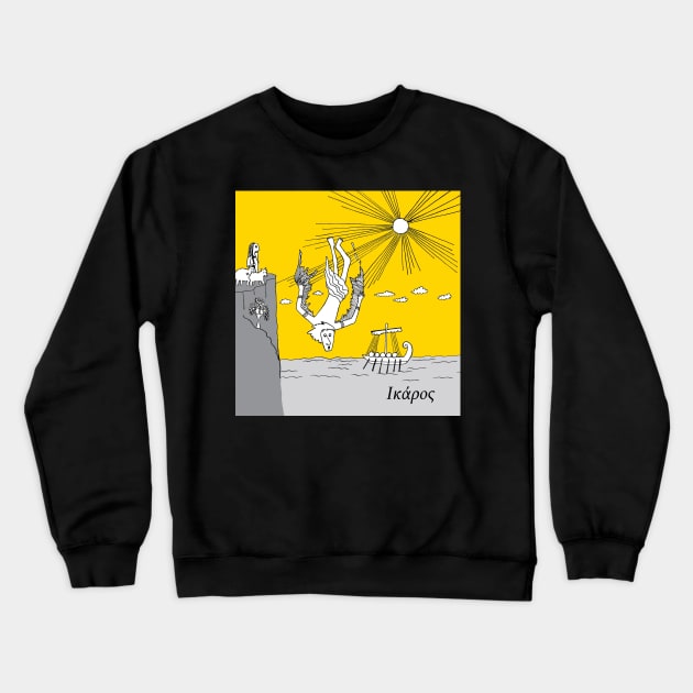 Icarus Crewneck Sweatshirt by ruta13art